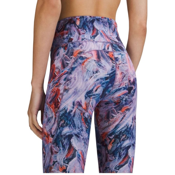 Lululemon Fast and Free High-Rise Tight 28" size 4 in Atmospheric Purple Multi - Picture 3 of 9